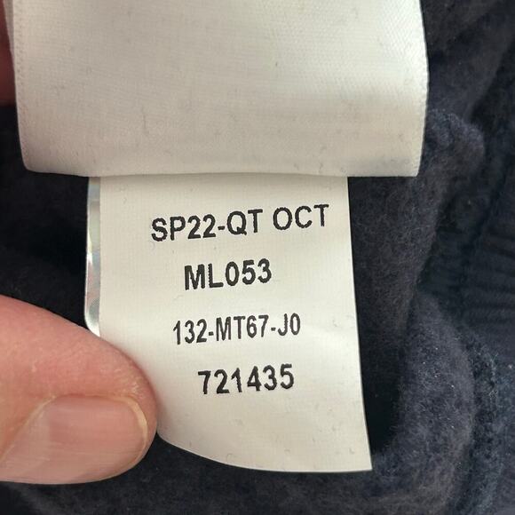 The North Face mens navy Bear pullover hoodie size L - Picture 5 of 7